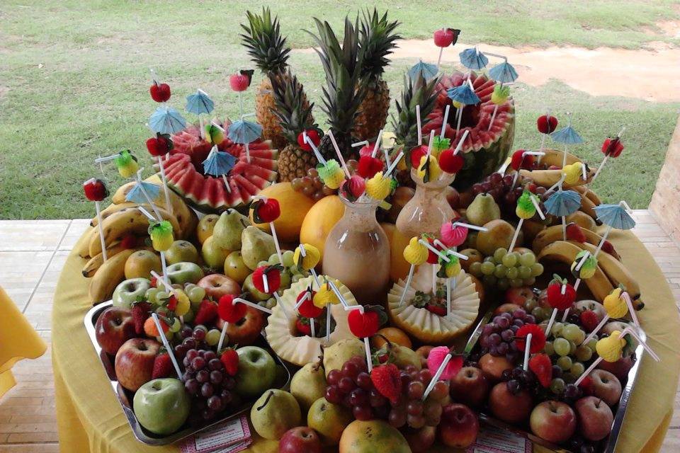 Mesa de frutas