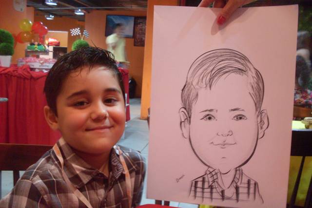 Caricatura em papel