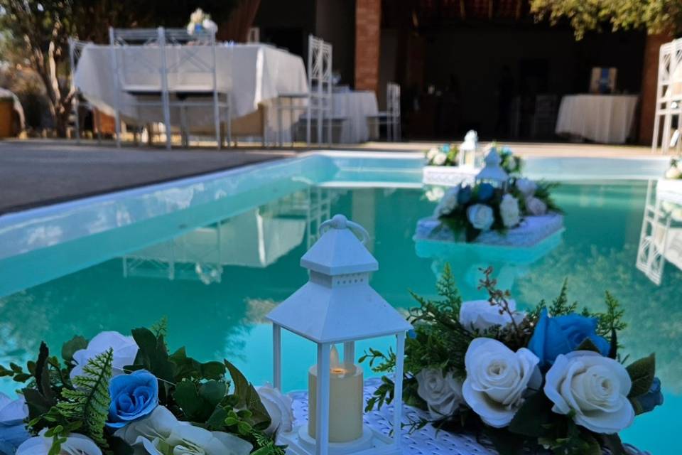 Decoração piscina