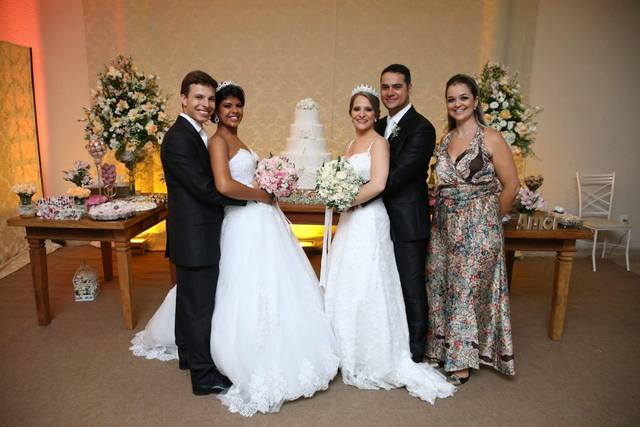 Caroline e Caio. Camila e Jeff