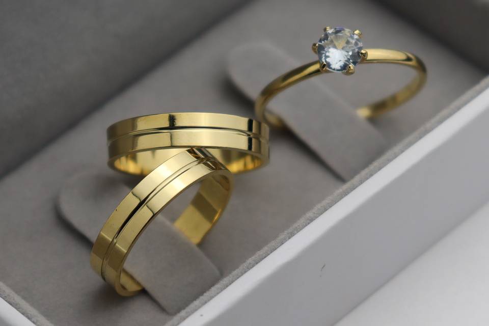 Alianças Charlotte 4mm