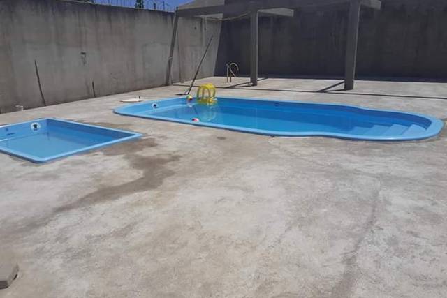 Área lazer em obras