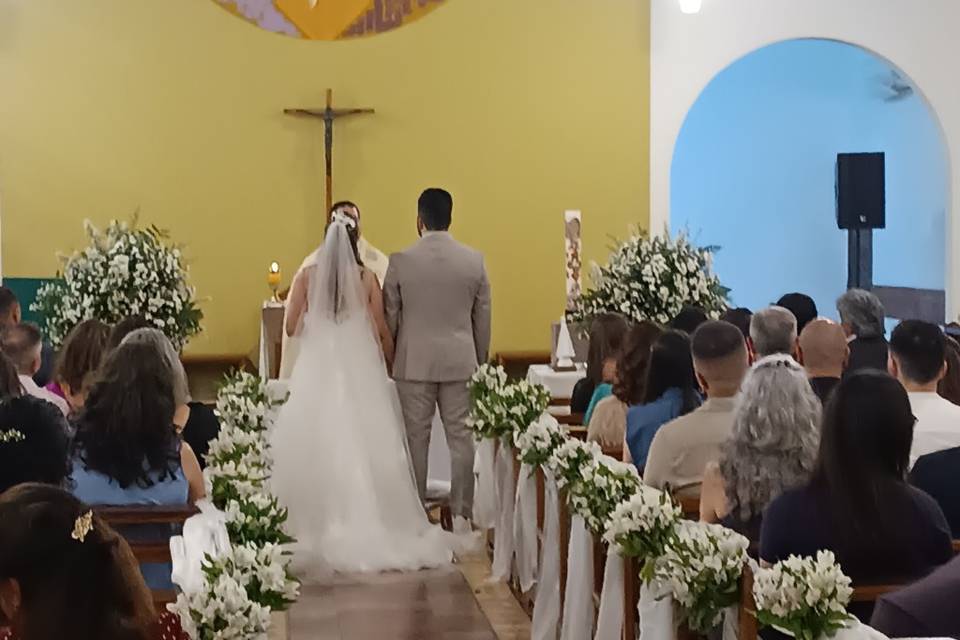 No altar com o amor