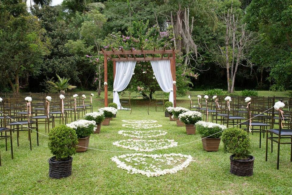 Casamento no campo.