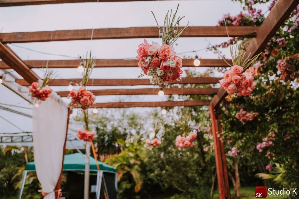 Casamento no campo.