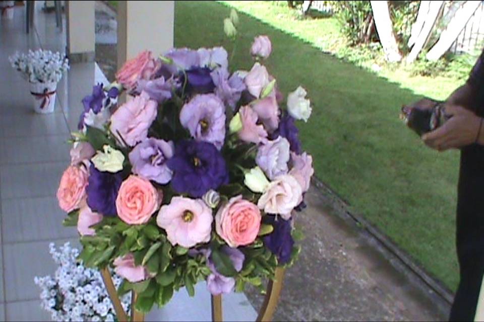 Arranjo lisianthus