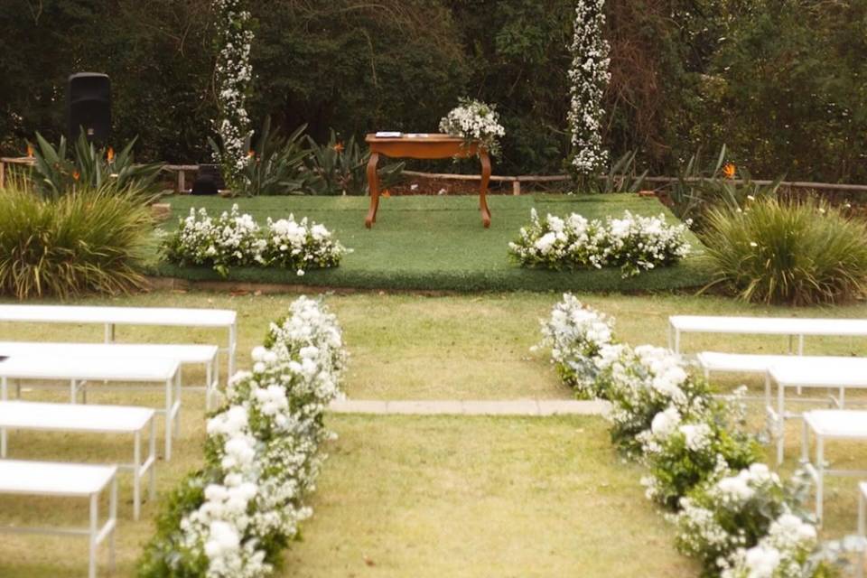 Decoração no campo