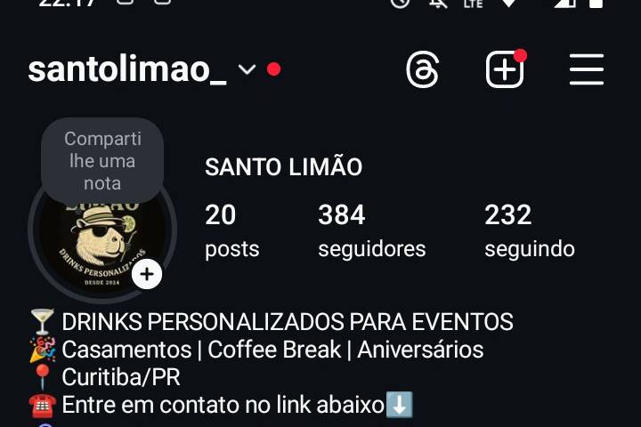 Página Instagram, SL💚