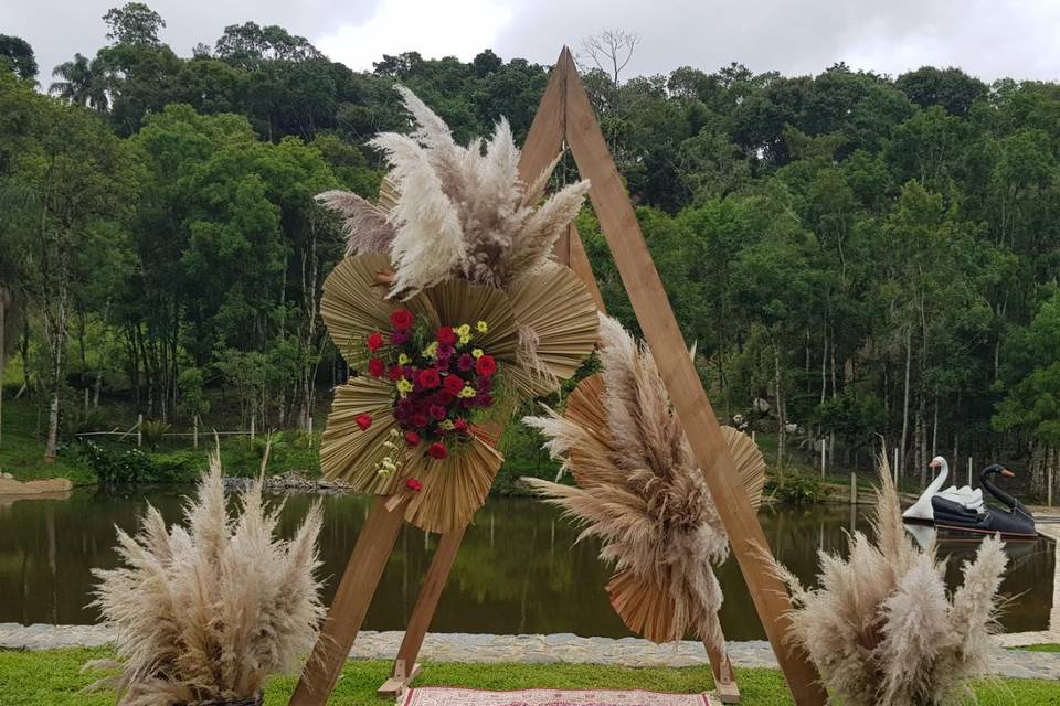 Triângulo floral