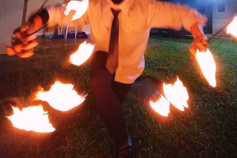 Performance de fogo