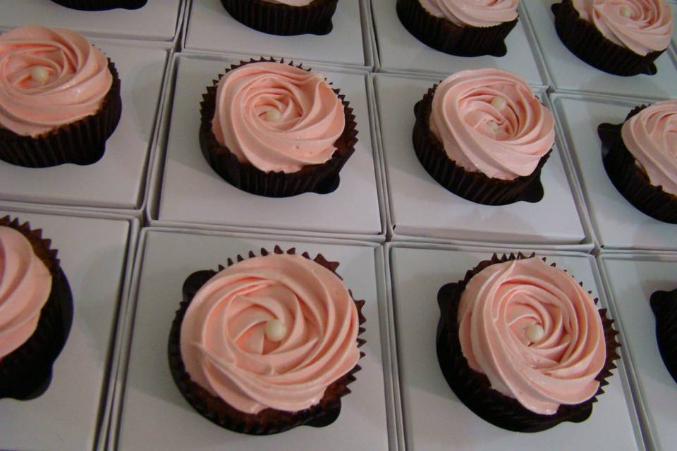 Cup cake nozes /champagne