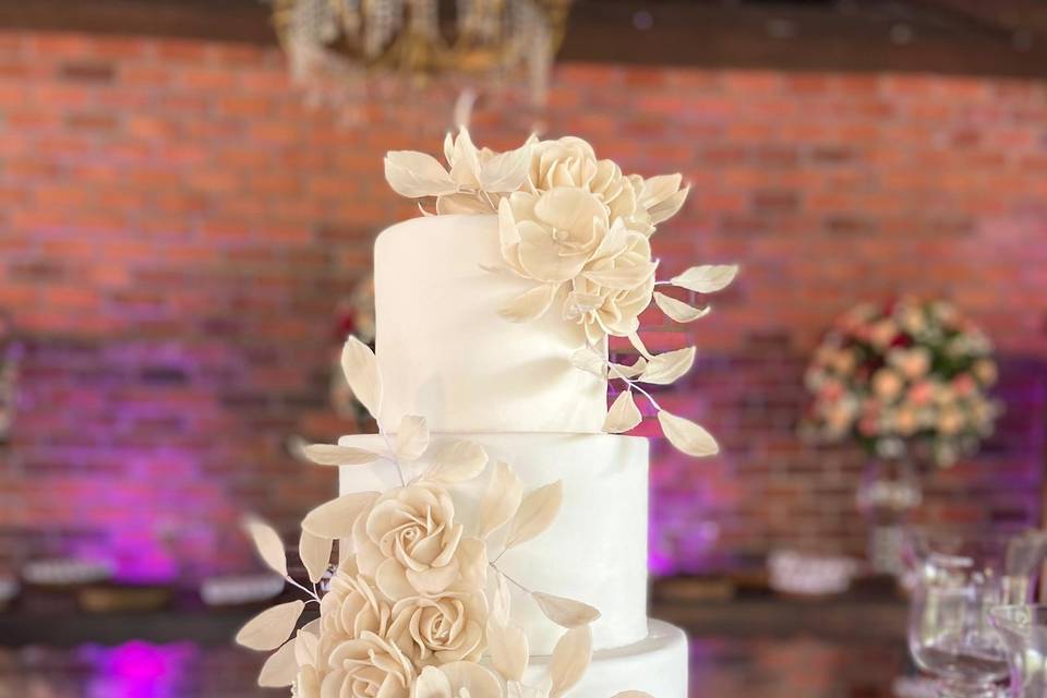 Bolo de casamento tradicional