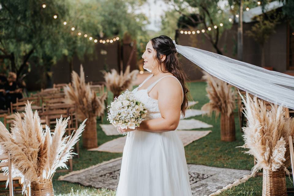 Aline Pós wedding