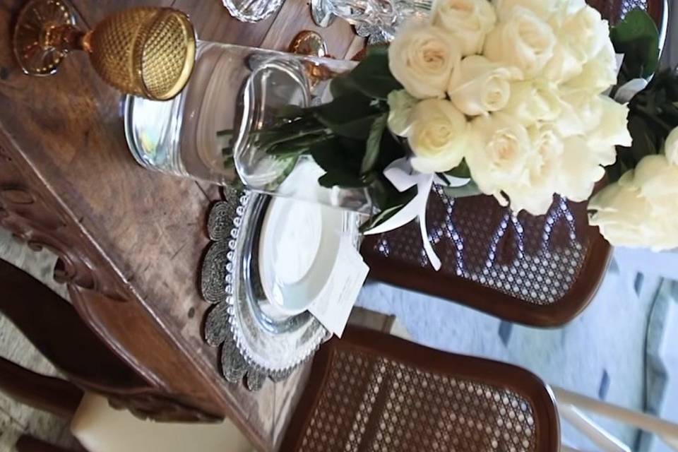 Mesa da família.