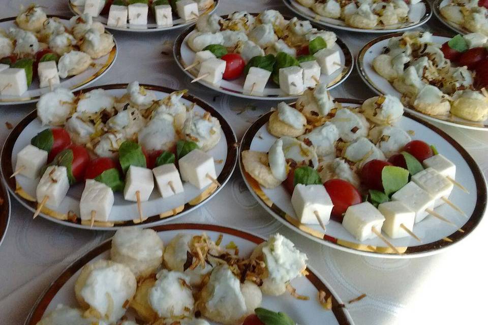 Casamento coquetel e almoço