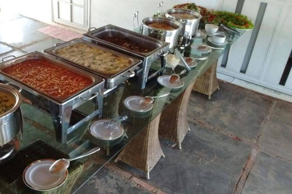 Casamento coquetel e almoço