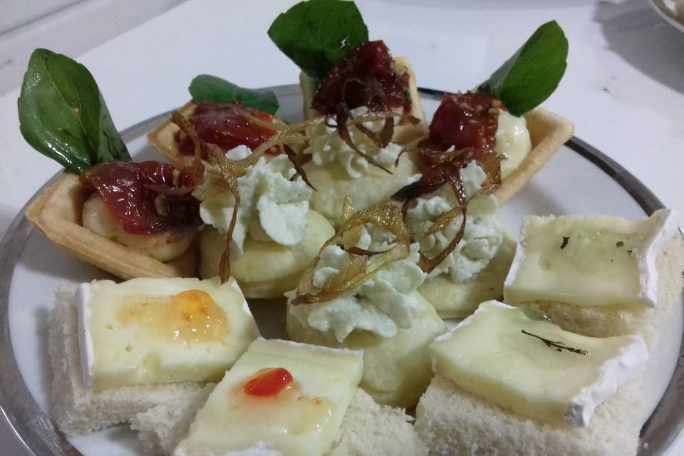 Anivers. Finger food e jantar