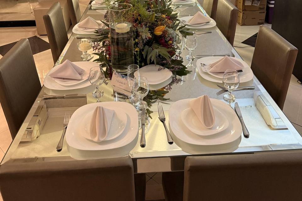 Mesa dos convidados