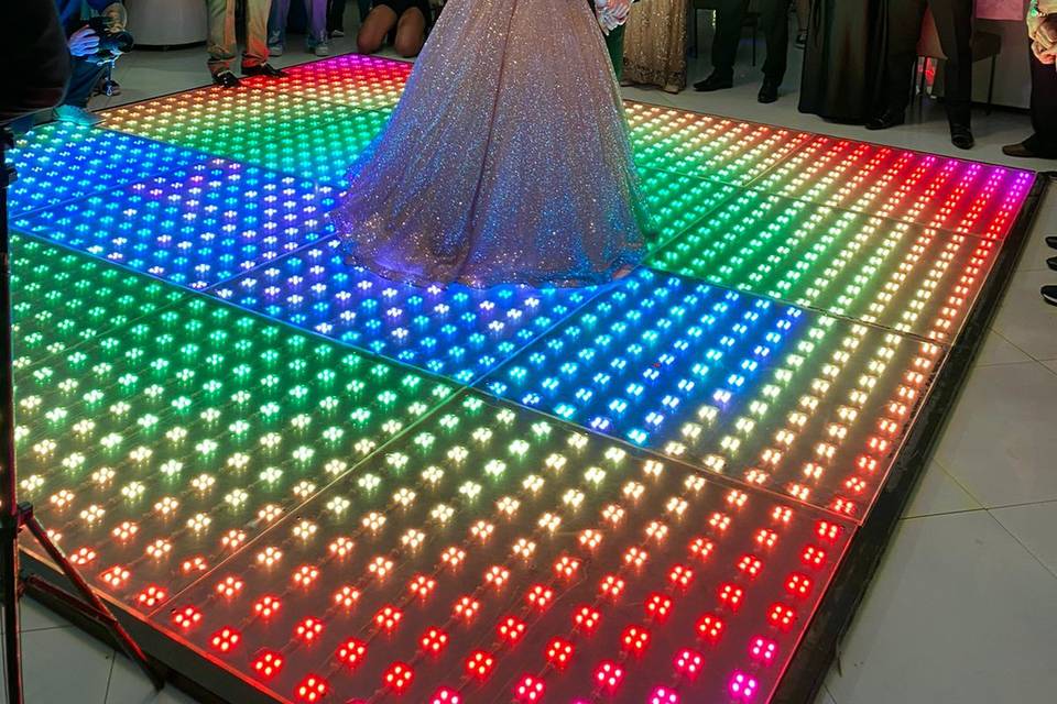 Escada de led