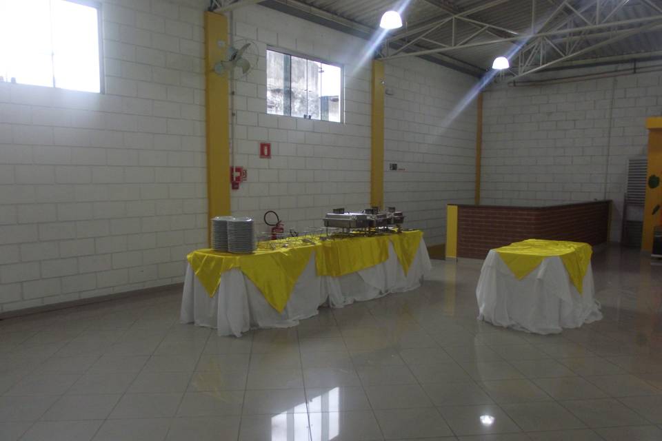 Mobiliário e material para buffet