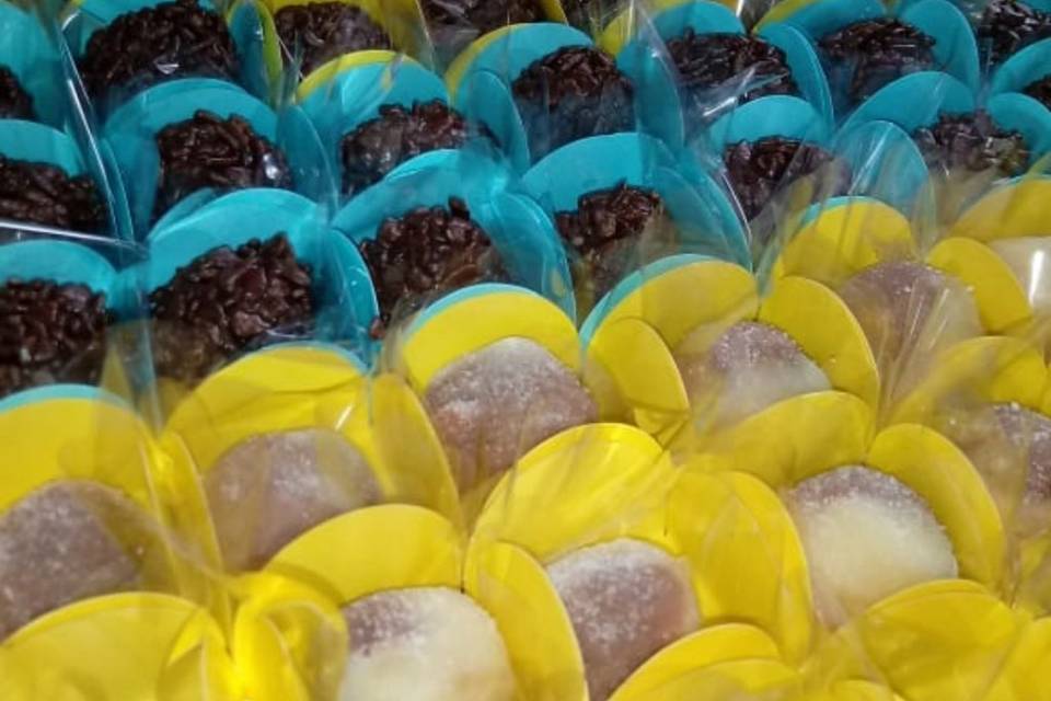 Brigadeiro e meio a meio