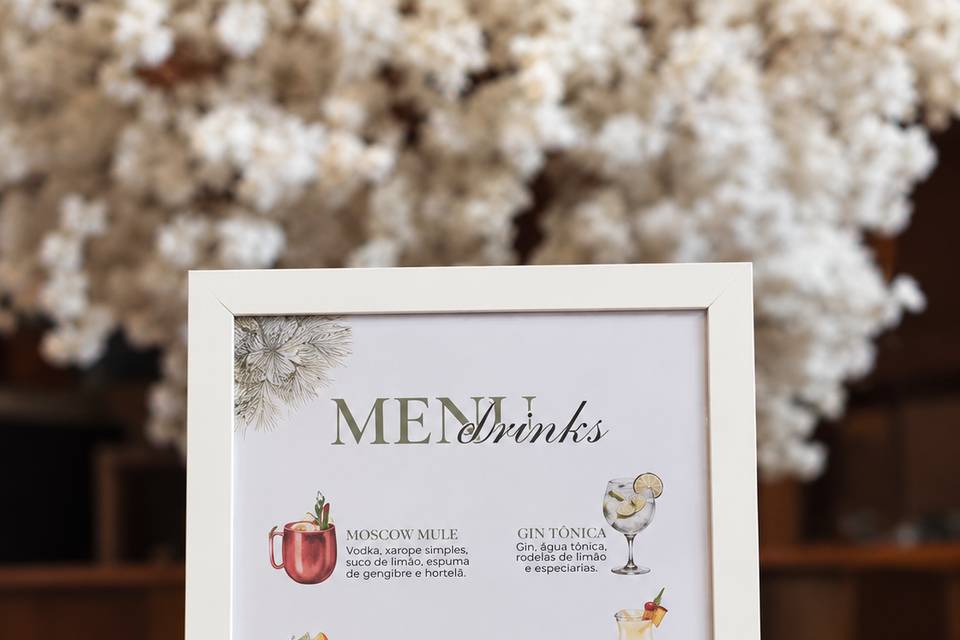G | T - Menu drinks