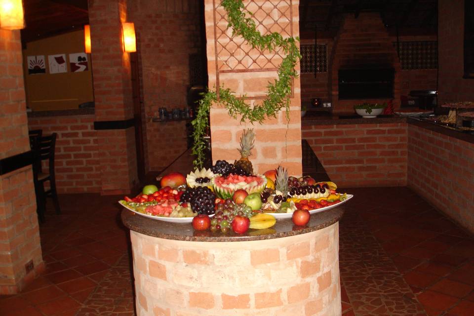 Mesa de frutas