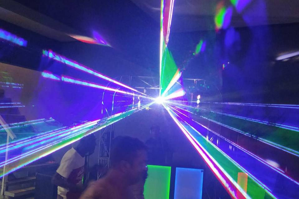 Laser colorido