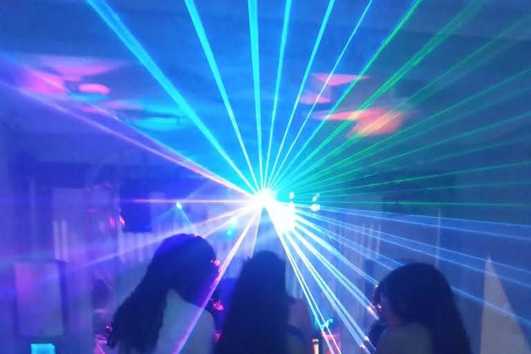 15 anos pista de dança  laser