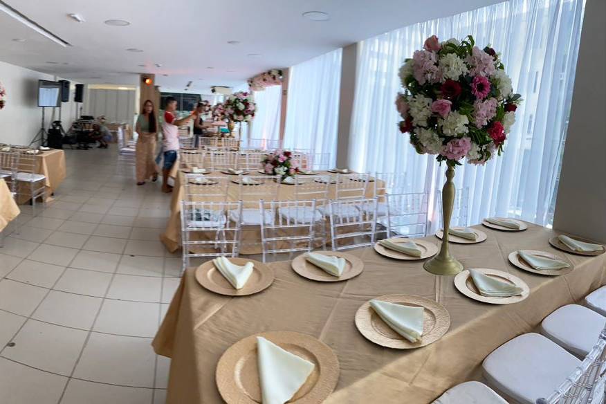 Casamento com decoração