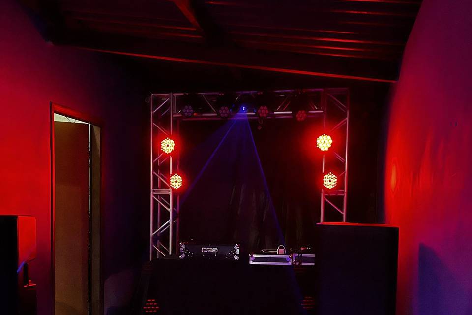 Som e iluminação