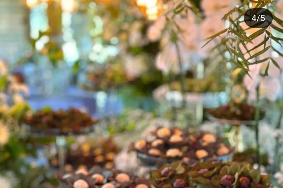 Mesa de doces finos