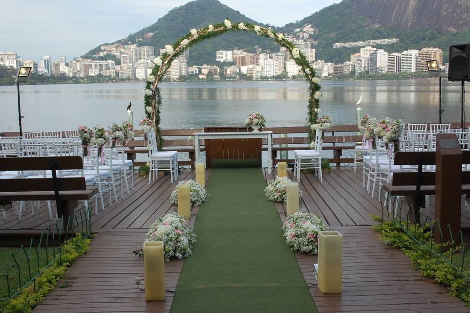 Decoração de cerimônia