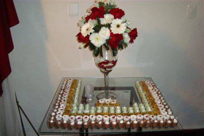 Doces em tacinhas casamento