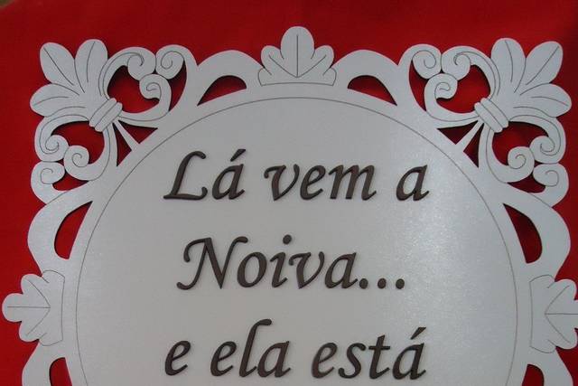 Placa de noiva