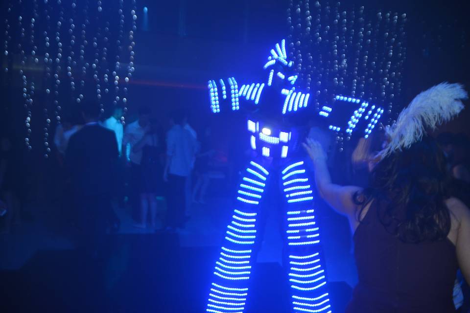 Robô led show