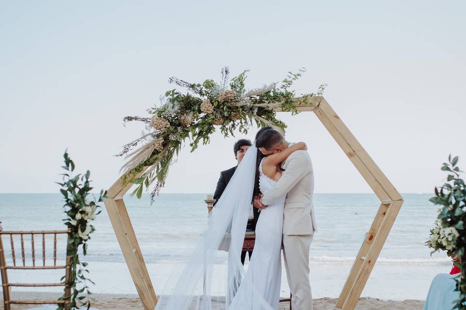 Casamento na praia em JP