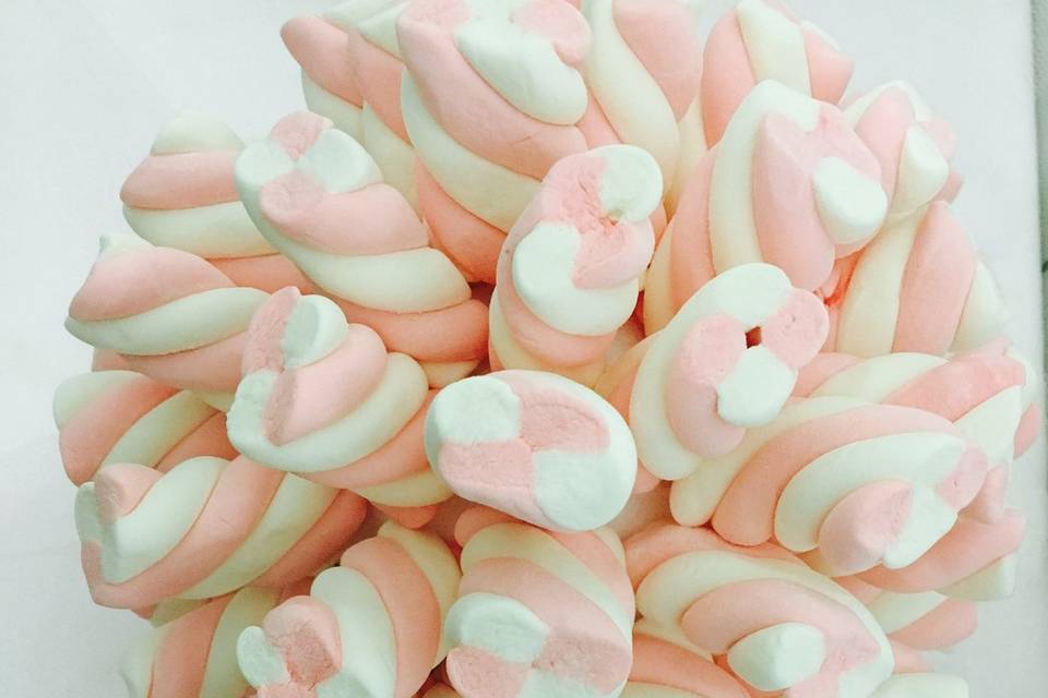 Buquê de marshmallows