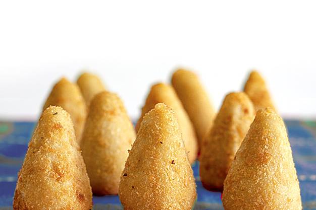 Coxinha Batata Doce com Frango