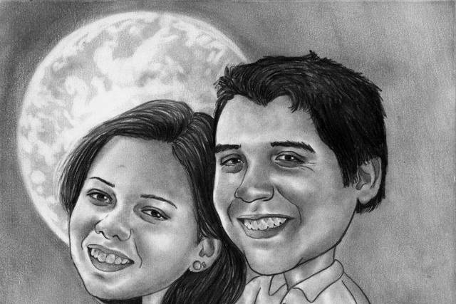 Caricatura para convite