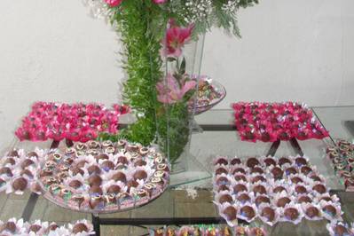 Arranjo floral de mesa