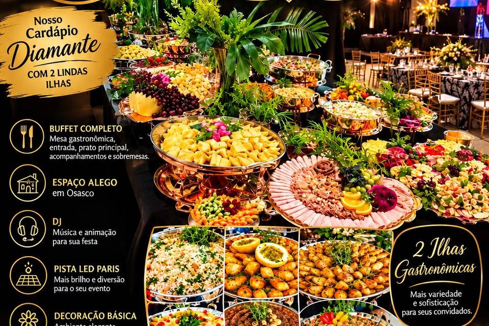 Cardápios deliciosos