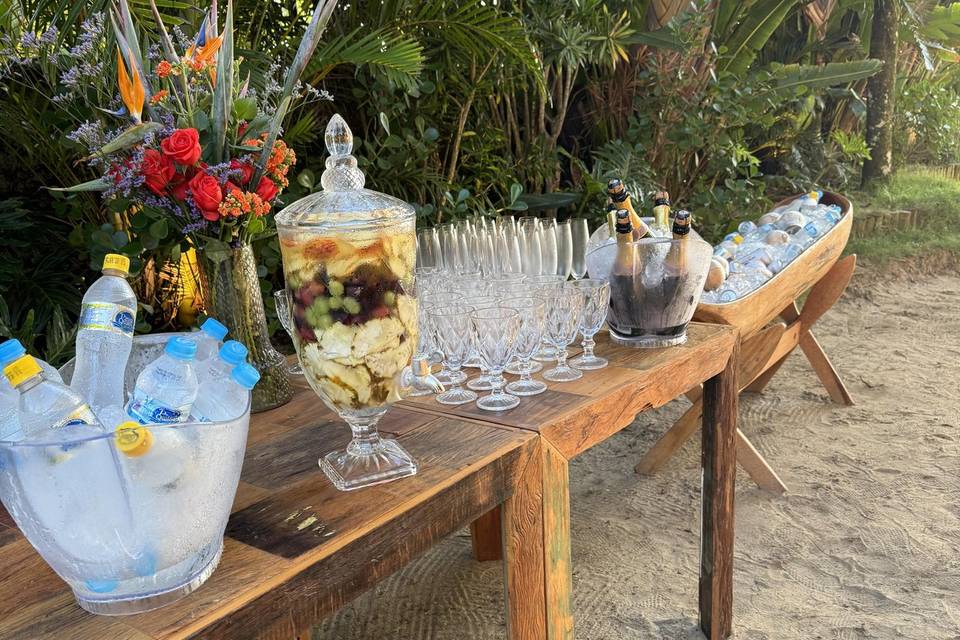 Estação welcome drink