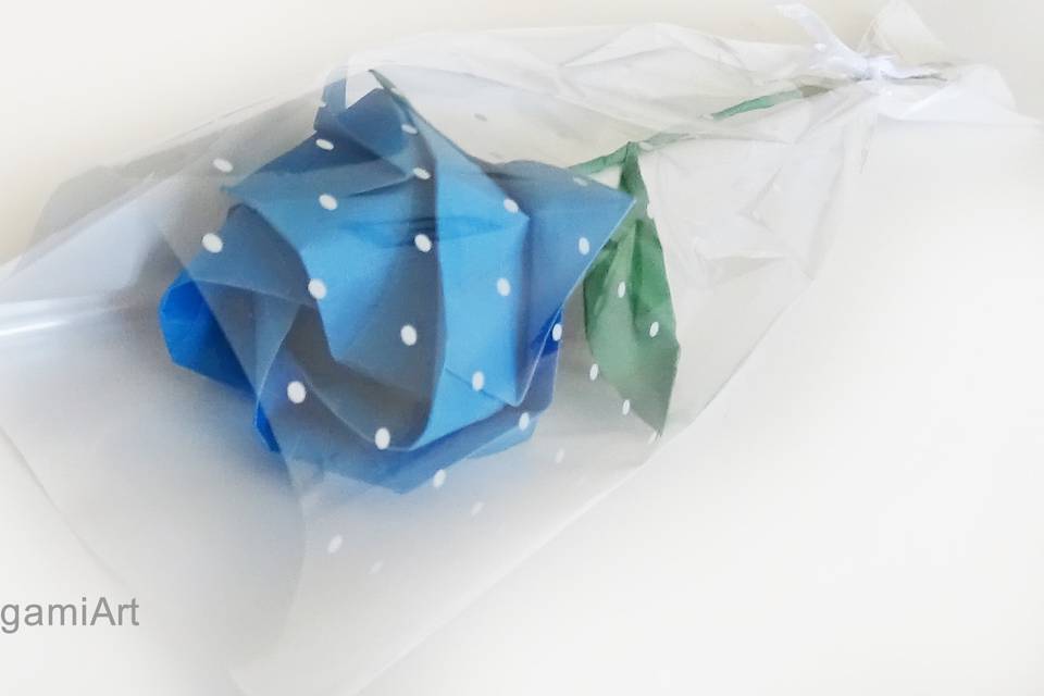 Rosa de origami