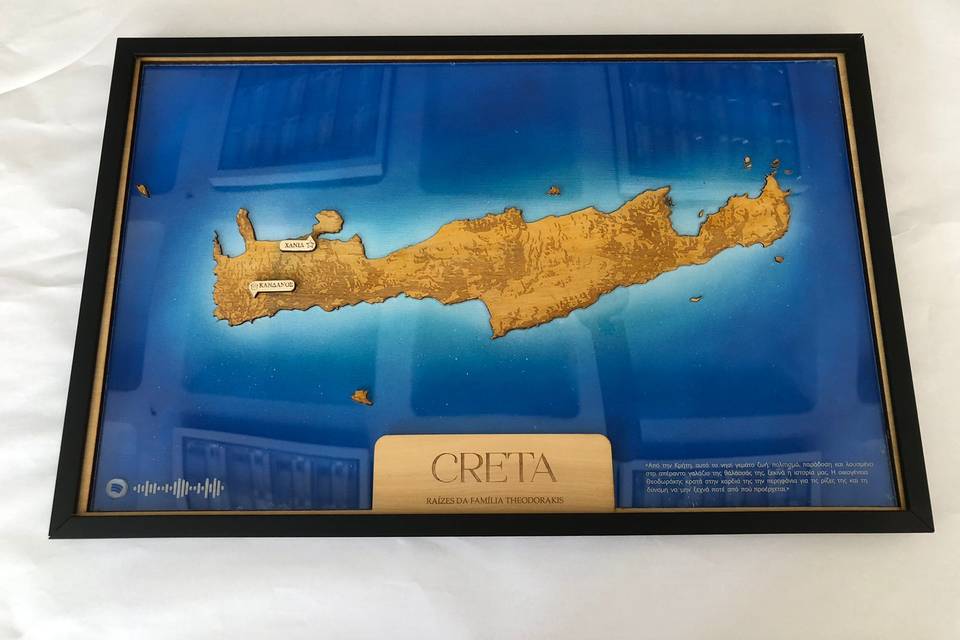 Mapa Lua de Mel Grécia