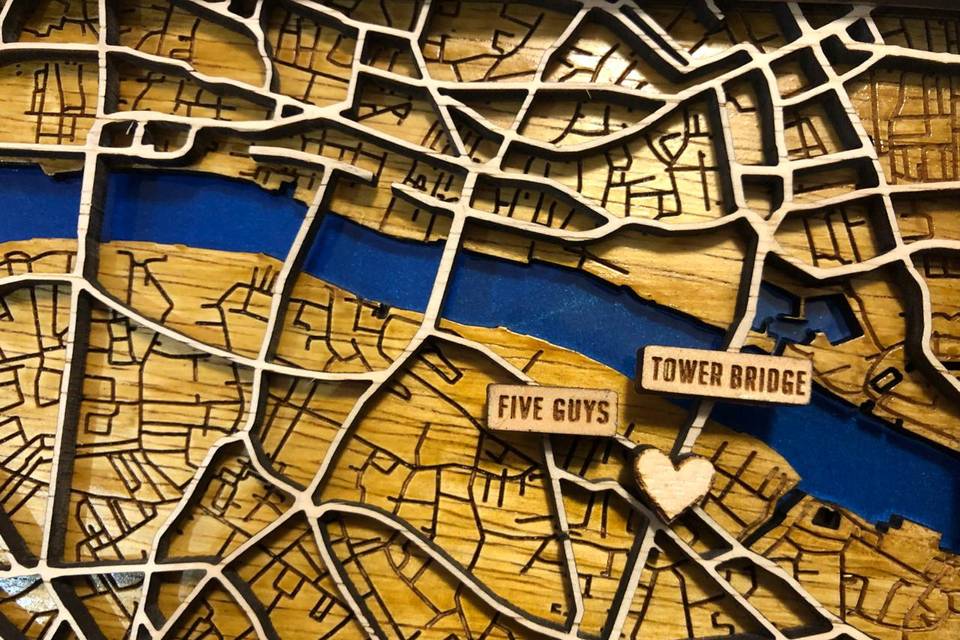 Mapa Viagem Londres