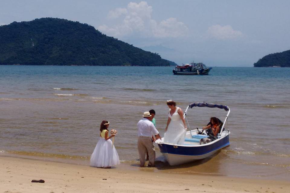 Cerimônia na praia