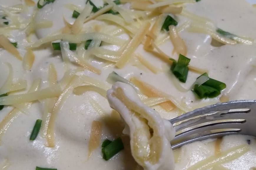 Tortellini ao molho branco