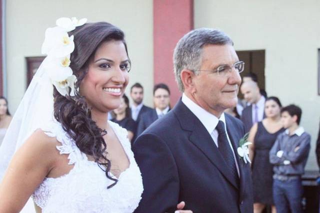A entrada da noiva