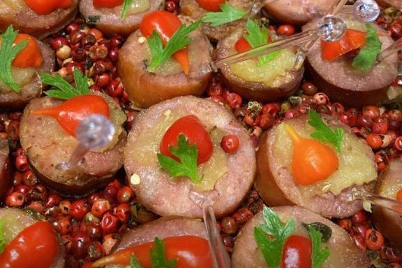 Canapé de linguiça